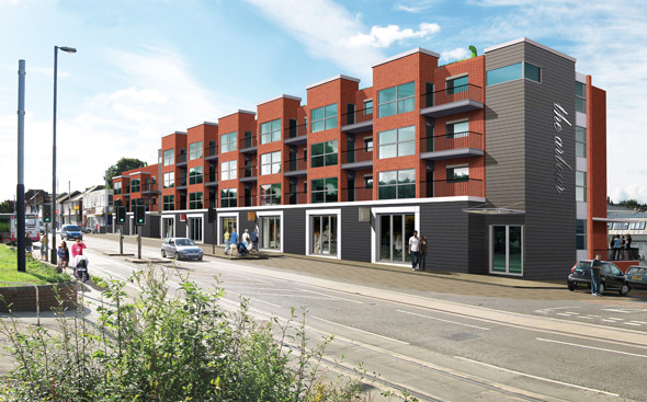 Conceptual Render of City Heights