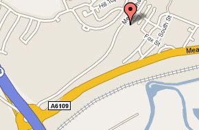 Map Showing Location of Pollard Street