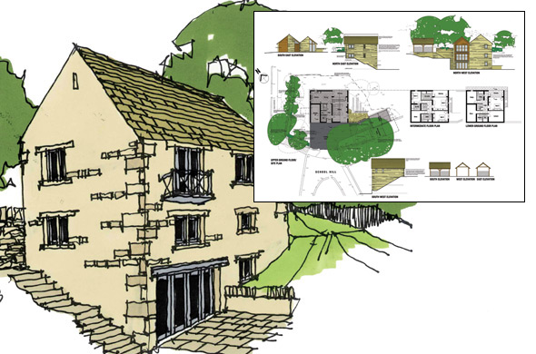 Conceptual Render of School Hill